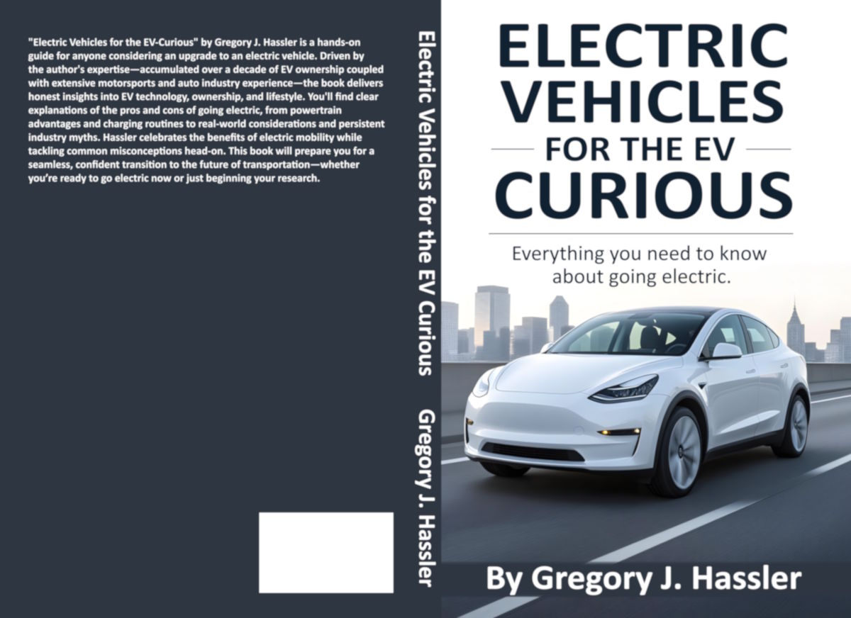 Electric Vehicles for the EV Curious book cover by Gregory J. Hassler